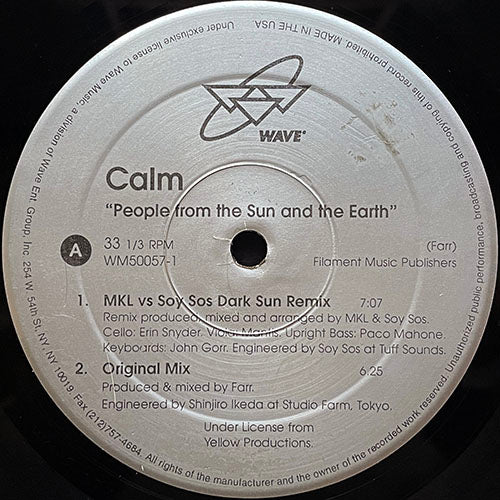CALM // PEOPLE FROM THE SUN AND THE EARTH (4VER)