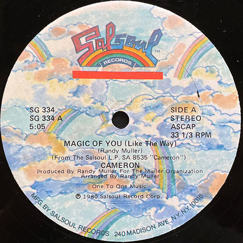 CAMERON // MAGIC OF YOU (LIKE THE WAY) (5:05) / GET IT OFF (7:45)