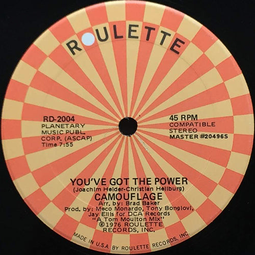 CAMOUFLAGE / POISON // YOU'VE GOT THE POWER (7:55) / GET UP AND MOVE YOUR BODY (4:40)