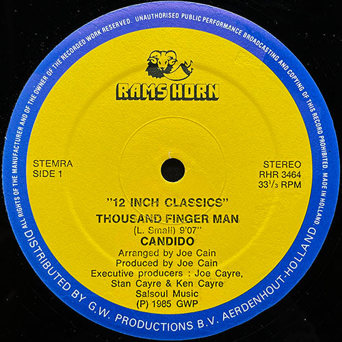 CANDIDO // THOUSAND FINGER MAN (9:07) / ROCK & SHUFFLE (9:42)