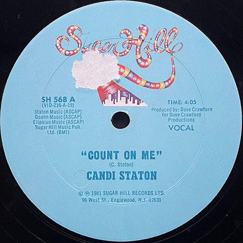 CANDI STATON // COUNT ON ME (4:05) / (INSTRUMENTAL) (4:05)