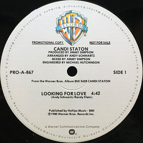 CANDI STATON // LOOKING FOR LOVE (4:42)