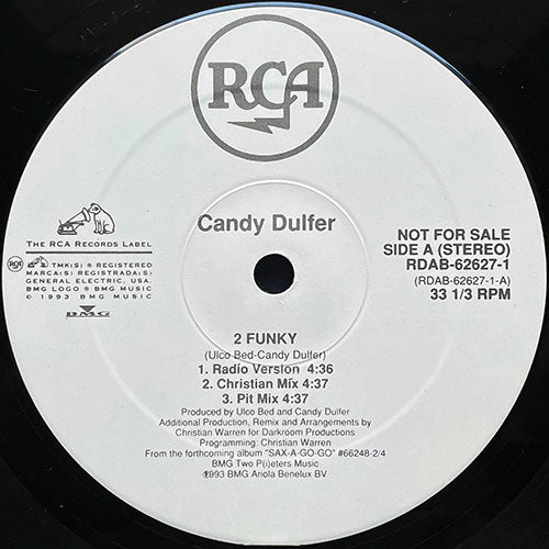 CANDY DULFER // 2 FUNKY (6VER)