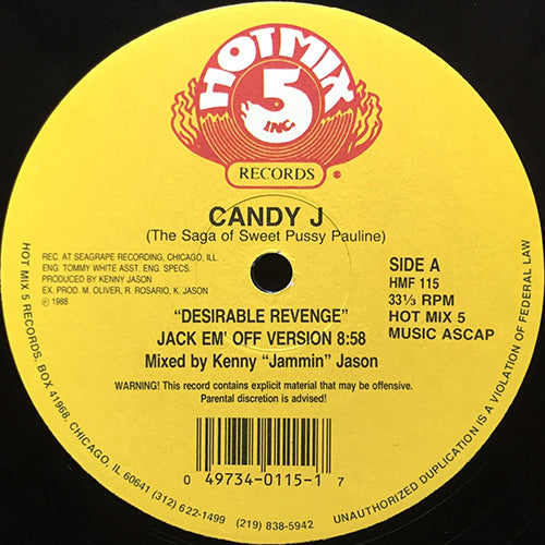 CANDY J // DESIRABLE REVENGE (THE SAGA OF SWEET PUSSY PAULINE) (3VER)