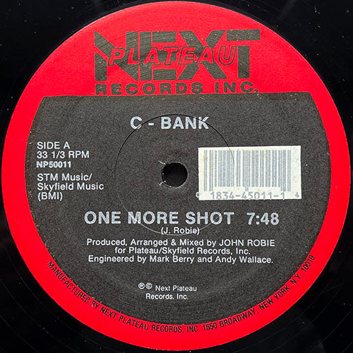 C-BANK // ONE MORE SHOT (7:48) / (INSTRUMENTAL) (6:40)