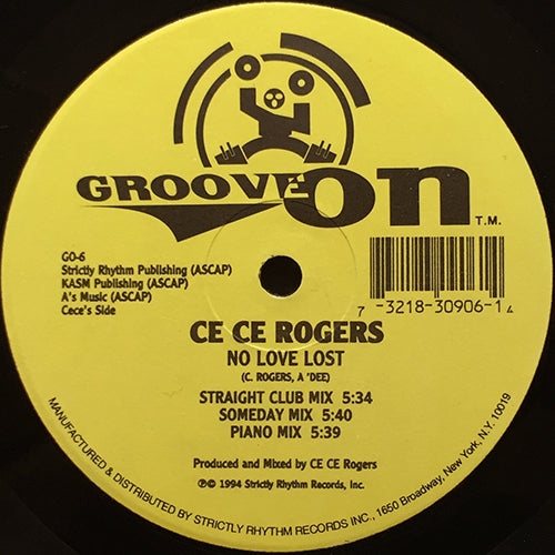 CE CE ROGERS // NO LOVE LOST (5VER)