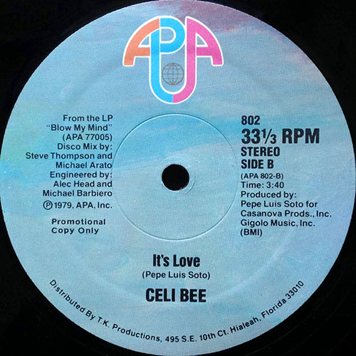 CELI BEE // BLOW MY MIND (7:28) / IT'S LOVE (3:40)