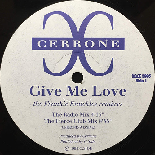 CERRONE // GIVE ME LOVE (FRANKIE KNUCKLES REMIX) (4VER)