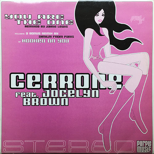 CERRONE feat. JOCELYN BROWN // YOU ARE THE ONE (JAMIE LEWIS NU FLAVA REMIX) / (JAMIE LEWIS PEAK TIME DUB) / HOOKED ON YOU (DIM'S OLD SCHOOL OF DISCO REMIX)