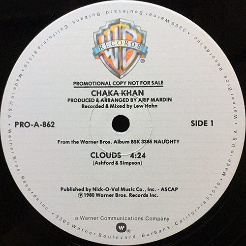 CHAKA KHAN // CLOUDS (4:24) / WHAT YOU DID (3:56)