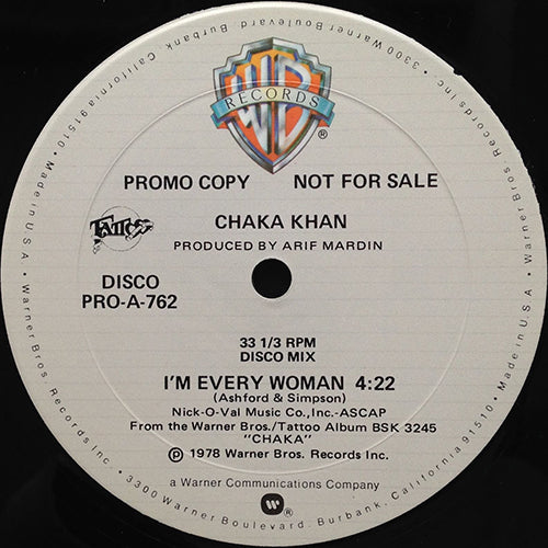 CHAKA KHAN // I'M EVERY WOMAN (4:22)