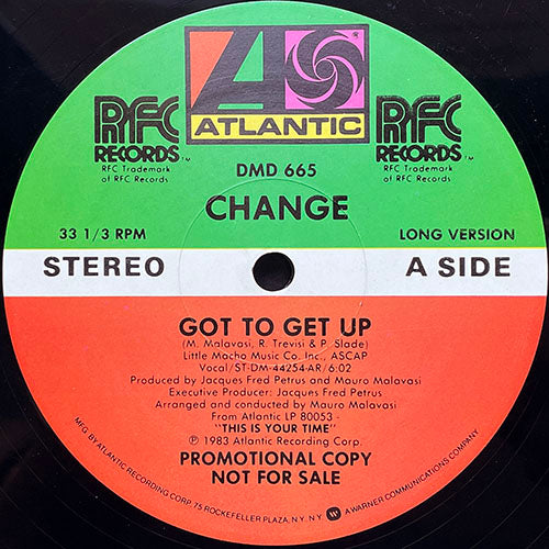 CHANGE // GOT TO GET UP (LONG VERSION) (6:02) / (EDIT) (3:50)