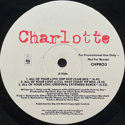 CHARLOTTE // ALL OF YOUR LOVE (5VER)