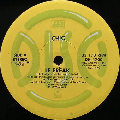 CHIC // LE FREAK (5:24) / SAVOIR FAIRE (4:53)