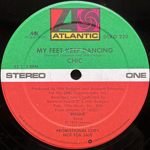 CHIC // MY FEET KEEP DANCING (6:46)