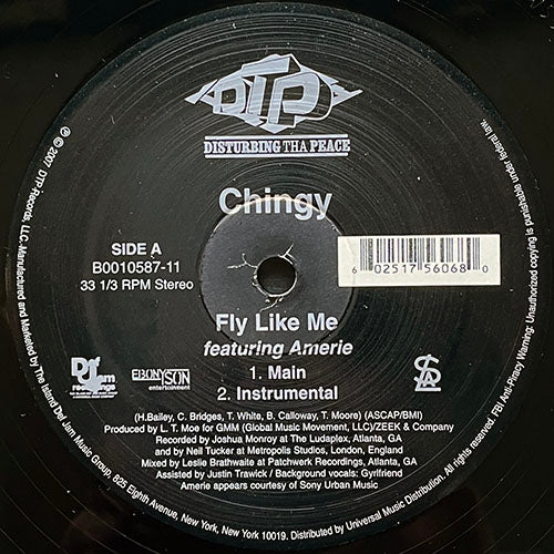 CHINGY feat. AMERIE // FLY LIKE ME (2VER) / GIMME DAT (3VER)