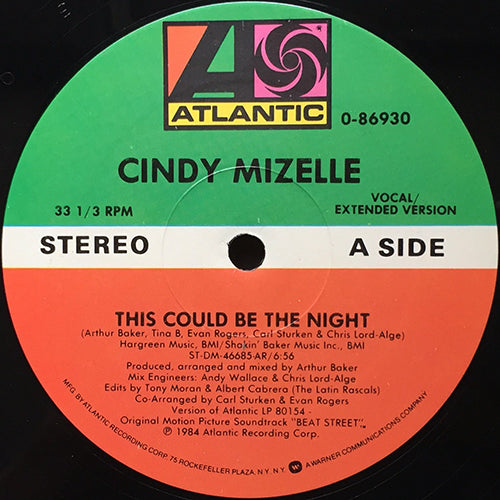 CINDY MIZELLE // THIS COULD BE THE NIGHT (6:56/5:17)