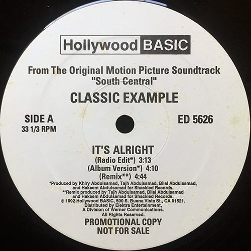 CLASSIC EXAMPLE // IT'S ALRIGHT (3VER)