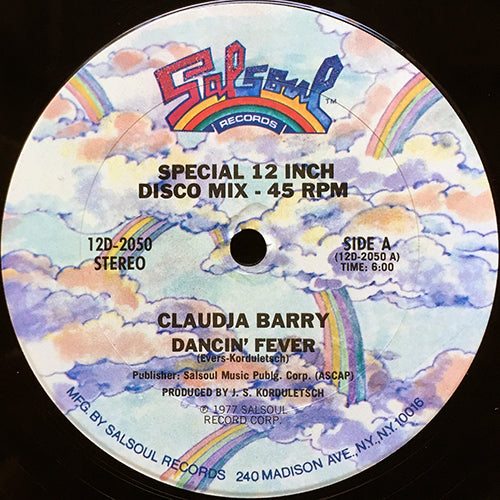 CLAUDJA BARRY // DANCIN' FEVER (6:00) / JOHNNY, JOHNNY PLEASE COME HOME (8:18)