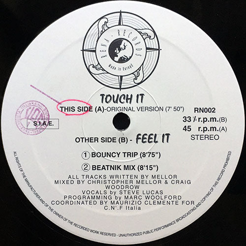 COCO, STEEL & LOVEBOMB // FEEL IT (5VER) / TOUCH IT (ORIGINAL VERSION)