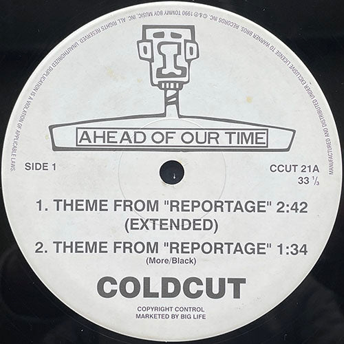 COLDCUT // THEME FROM "REPORTAGE" (2VER) / BEATS + PIECES (MO' BASS REMIX) / NOT PAID ENOUGH