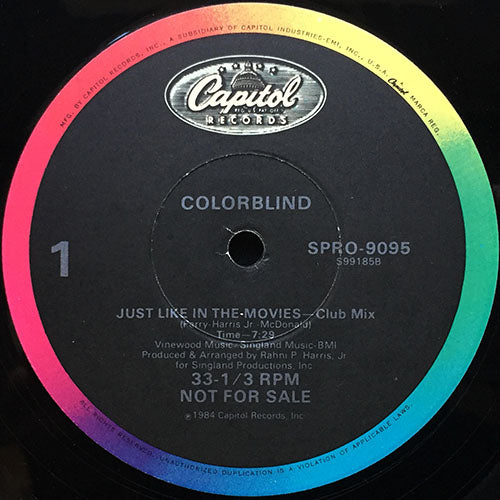 COLORBLIND // JUST LIKE IN THE MOVIES (3VER)