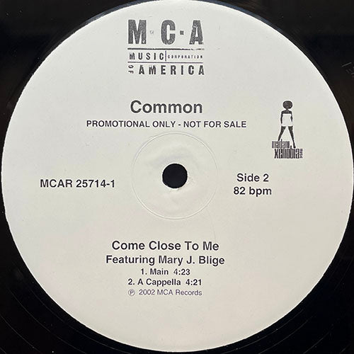 COMMON feat. MARY J. BLIGE // COME CLOSE TO ME (4VER)