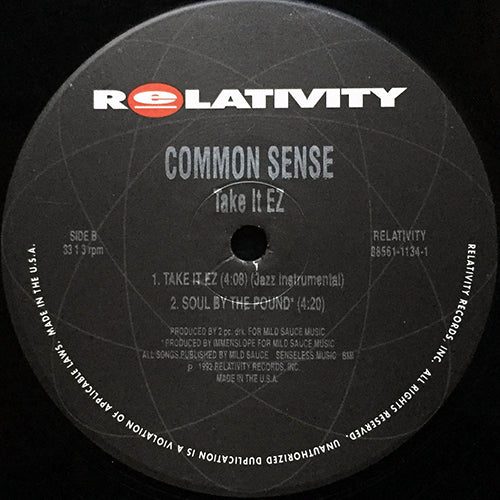 COMMON SENSE // TAKE IT EZ (3VER) / SOUL BY THE POUND