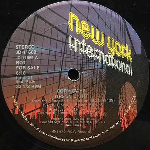 CORY DAYE // GREEN LIGHT (6:10) / POW WOW (7:14)