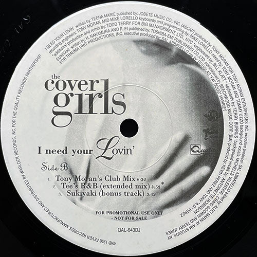 COVER GIRLS // I NEED YOUR LOVIN' (4VER) / SUKIYAKI