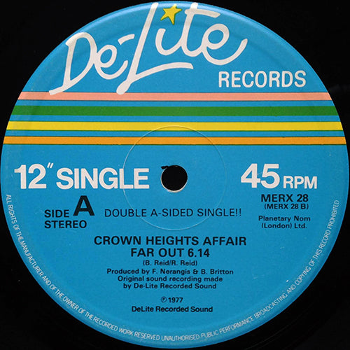 CROWN HEIGHTS AFFAIR // YOU'VE BEEN GONE (5:45) / FAR OUT (6:14)