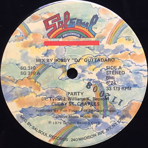 CUBBY ST. CHARLES // PARTY (6:24) / SHAKE IT (4:17)