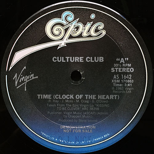 CULTURE CLUB // TIME (CLOCK OF THE HEART) (3:41) / ROMANCE BEYOND THE ALPHABET (TIME INST) (3:34)