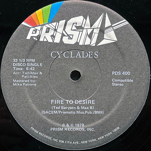 CYCLADES // AH! AH! ... ENCORE (6:20) / FIRE TO DESIRE (6:42)