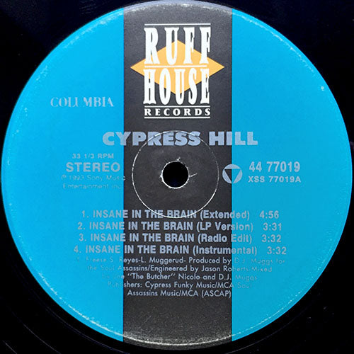 CYPRESS HILL // INSANE IN THE BRAIN (4VER) / WHEN THE SHIP GOES DOWN (4VER)