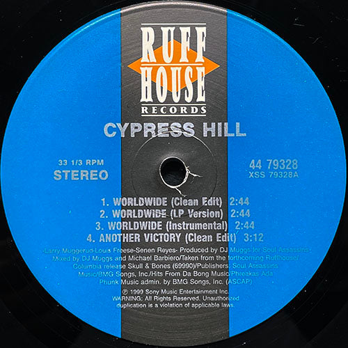 CYPRESS HILL // WORLDWIDE (3VER) / ANOTHER VICTORY (3VER) / NO ENTIENDES LA ONDA (HOW I COULD JUST KILL A MAN) (2VER)