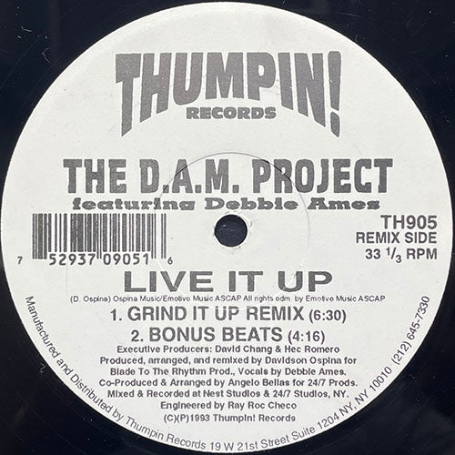 D.A.M PROJECT feat. DEBBIE AMES // LIVE IT UP (4VER)