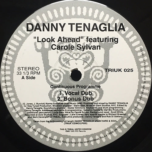 DANNY TENAGLIA feat. CAROLE SYLVAN // LOOK AHEAD (4VER)