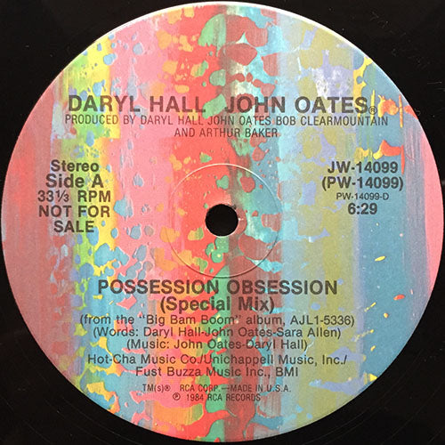 DARYL HALL & JOHN OATES // POSSESSION OBSESSION (6:29) / DANCE ON YOUR KNEES (6:39) / EVERYTIME YOU GO AWAY (5:07)