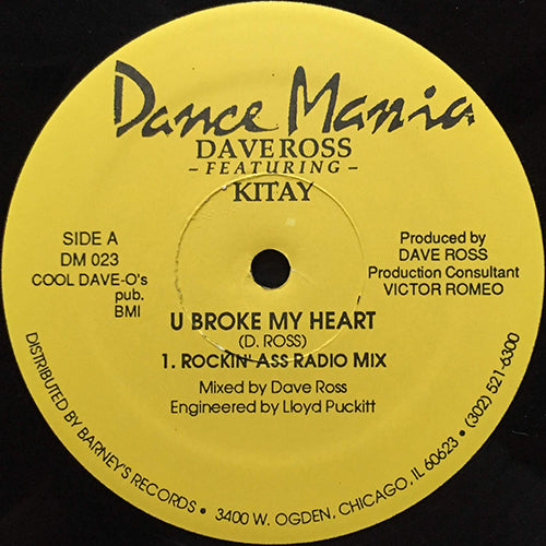 DAVE ROSS feat. KITAY // U BROKE MY HEART (3VER)