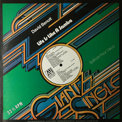 DAVID BENOIT // LIFE IS LIKE A SAMBA (5:55) / LOS ANGELS (7:47)