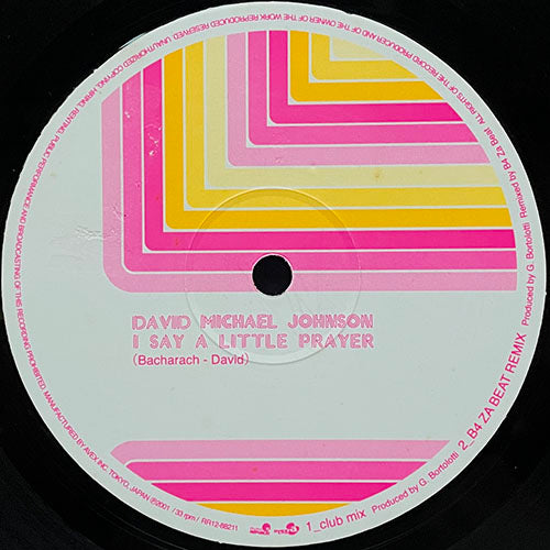 DAVID MICHAEL JOHNSON // I SAY A LITTLE PRAYER (2VER) / HOW DEEP IS YOUR LOVE (2VER)