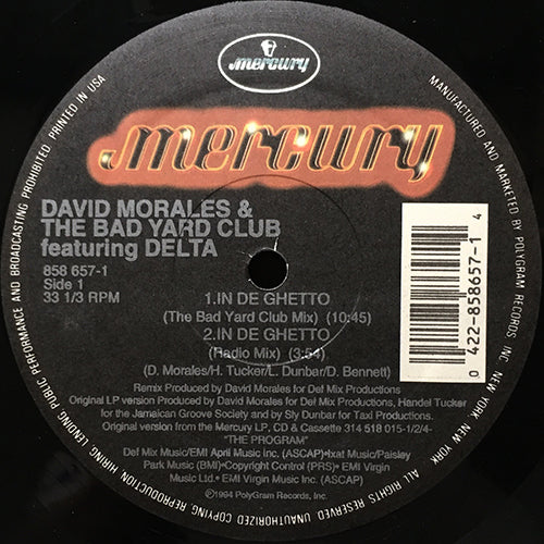 DAVID MORALES & THE BAD YARD CLUB feat. DELTA // IN DE GHETTO (4VER)