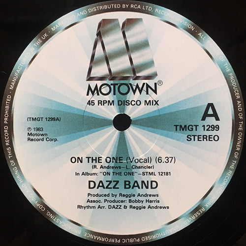 DAZZ BAND // ON THE ONE (FOR FUN) (6:37) / INST (6:21)
