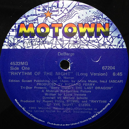 DEBARGE // RHYTHM OF THE NIGHT (6:45) / QUEEN OF MY HEART (3:30)