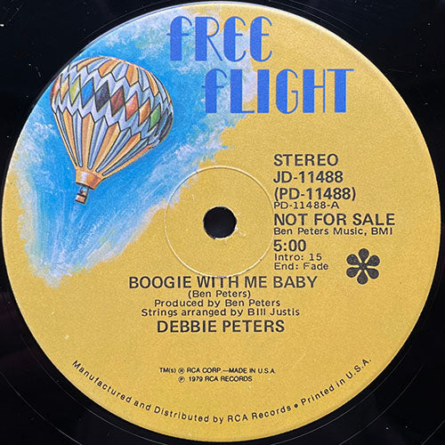 DEBBIE PETERS // BOOGIE WITH ME BABY (5:00) / BABY IT'S ALRIGHT (5:03)