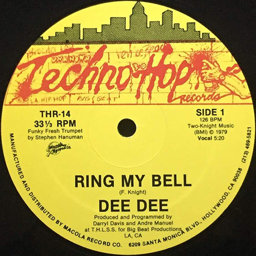 DEE DEE // RING MY BELL (5:20/4:12) / DRUMBELLA (5:20)