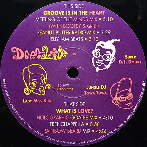 DEEE-LITE // GROOVE IS IN THE HEART (3VER) / WHAT IS LOVE (3VER)