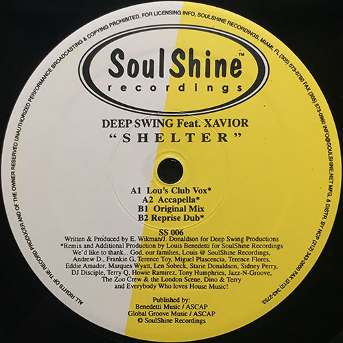 DEEP SWING feat. XAVIOR // SHELTER (7VER)