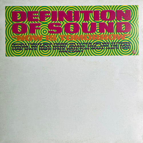 DEFINITION OF SOUND // NOW IS TOMORROW (5VER) / MOIRA JANE'S CAFE